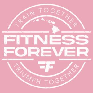 TRAIN TOGETHER. TRIUMPH TOGETHER. - WOMEN'S FITTED T-SHIRT - LIGHT PINK - 28R5Q9 Design