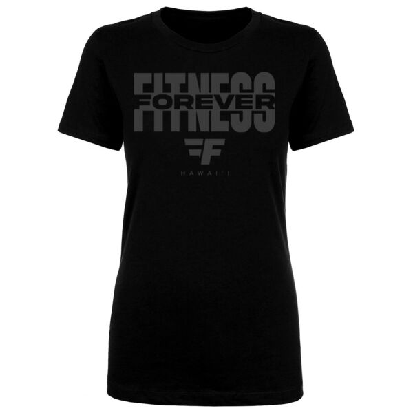 BLACKOUT - WOMEN'S FITTED T-SHIRT - BLACK - DRFTH6 Thumbnail