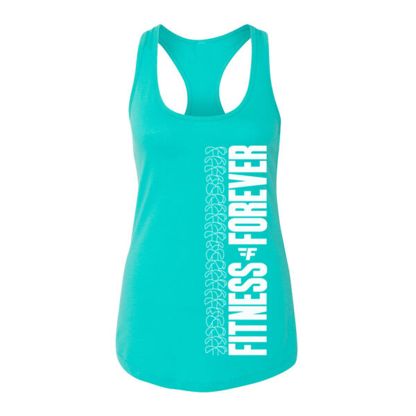 LOGO - WOMEN'S FITTED TANK TOP - HAWAI'I BLUE - $51EUAT$ Thumbnail