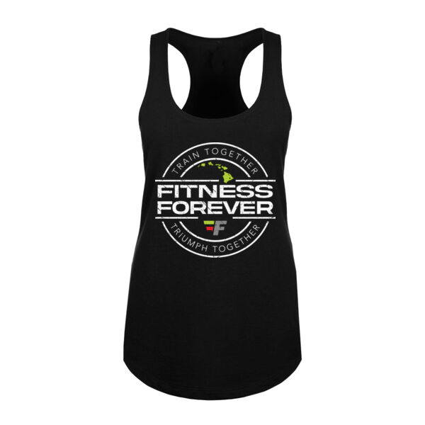 TRAIN TOGETHER, TRIUMPH TOGETHER - WOMEN'S FITTED TANK TOP - BLACK - $NV9CFE$ Thumbnail