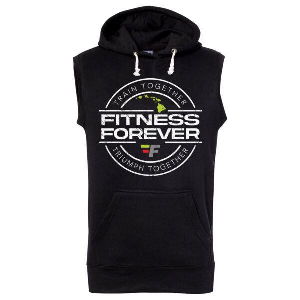 TRAIN TOGETHER. TRIUMPH TOGETHER. - MEN'S SLEEVLESS HOODIE - BLACK - $Q7D9FX$ Thumbnail
